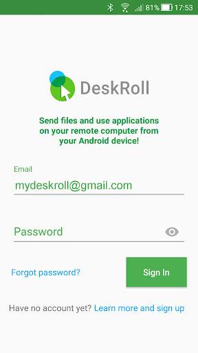 DeskRoll Remote Desktop screenshot 1