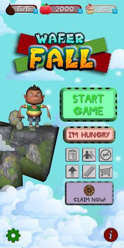 Wafer Fall - Endless Wafer Game screenshot 1