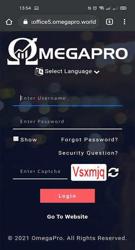 OmegaPro - Sign Up & Log In screenshot 2