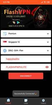 FlashVPN PH Lite screenshot 2