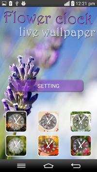 Flower Clock live wallpaper screenshot 1