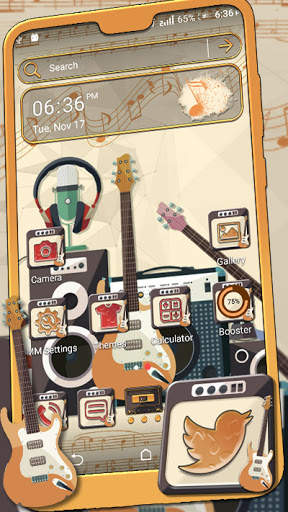 Music Instruments Theme Launcher screenshot 1