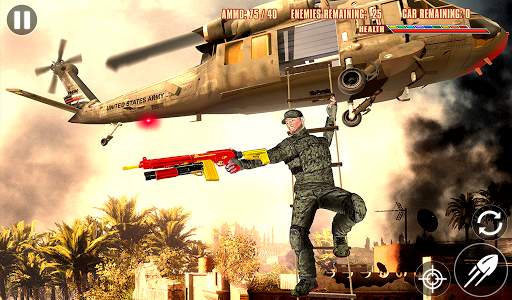 Helicopter Strike 3D - Air Gunship Battle Games screenshot 10