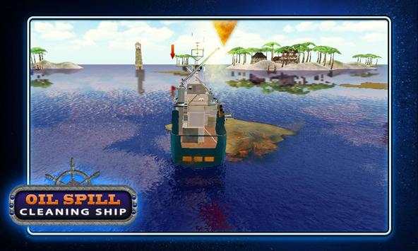 Oil Spill Cleaning Ship screenshot 4
