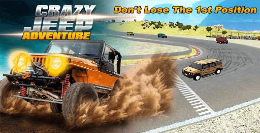 Crazy Jeep Racing Adventure 3D screenshot 2