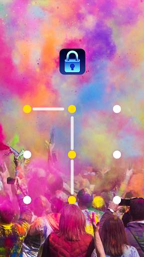 App Lock Master Holi Theme 1 تصوير الشاشة