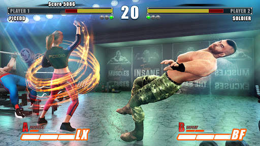 Bodybuilder Gym Fight Wrestling Battle screenshot 6