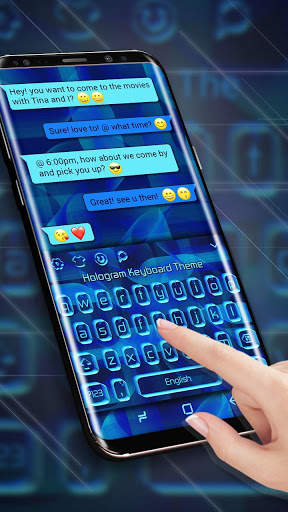 Hologram Keyboard Theme screenshot 2
