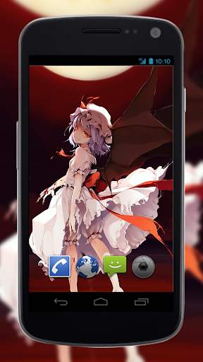 Fan Anime Live Wallpaper of Remilia Scarlet screenshot 1