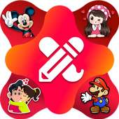 Create Stickers for WhatsApp - WAStickerApps logo