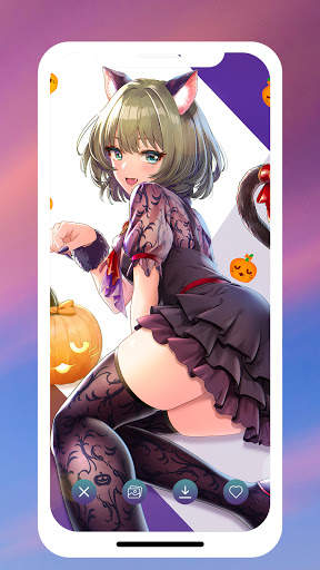 Hot Anime Wallpaper - WallAClass (Manga Girl HD) screenshot 2