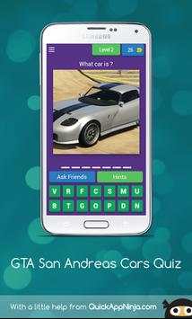 GTA San Andreas Cars Quiz screenshot 3
