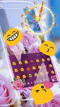 Keyboard Rose Clock Diamond screenshot 3