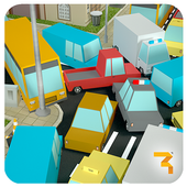 Traffic city cars icon
