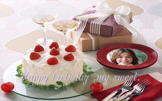 birthday cake photo frame name screenshot 8