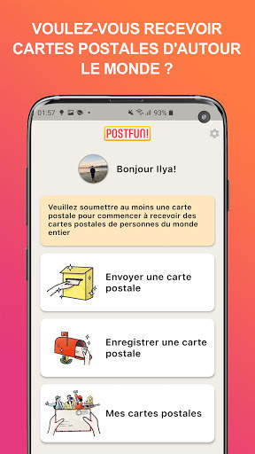 Postfun - échanger des cartes  screenshot 2