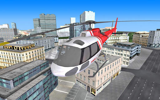 City Helicopter Fly Simulation screenshot 4