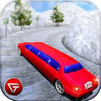 Uphill Limo Driver Snow Mountain Climb logo