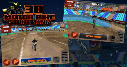 3D Motor Bike Stunt Mania screenshot 11