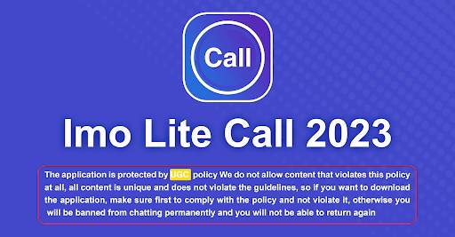 Imo Lite Call 2023 screenshot 1