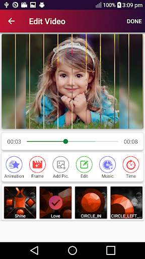 Create Photo Video & Music - Slideshow screenshot 4