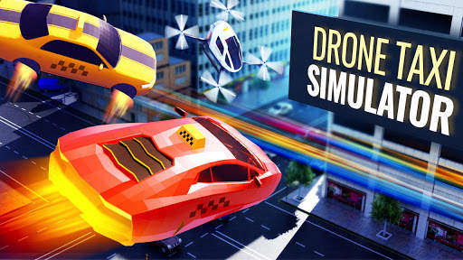 Drone Taxi Simulator - Flying Car Racing screenshot 1