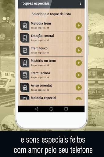 toques de trem para celular, tons e sons de trem screenshot 5