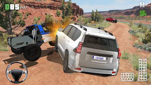 SUV Prado Driving Simulator 3D screenshot 2