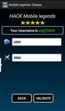 cheats for mobile legends bang bang prank screenshot 3