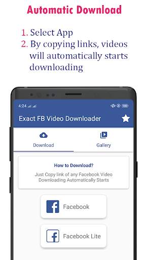 Exact Video Downloader for Facebook screenshot 1