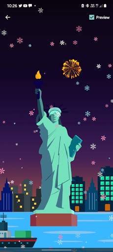 New Year Fireworks Live Wallpaper 2021 screenshot 5
