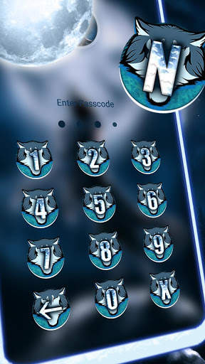 Moon Wolf Launcher Theme screenshot 4