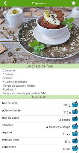 Crêpes, gâteaux au fromage screenshot 4