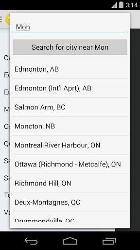 Weather Canada screenshot 5