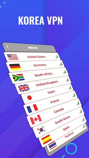Korea VPN-Unlimited Secure VPNs screenshot 1