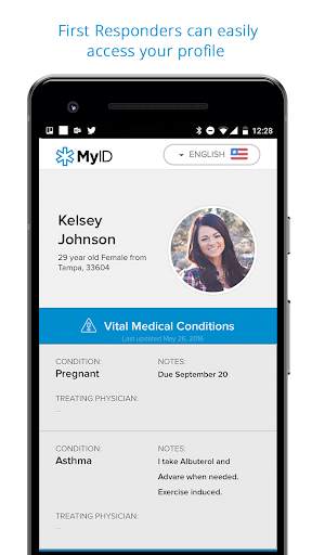 MyID – Medical ID Profile screenshot 1