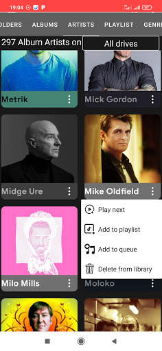 X-Cloud Player - Cloud Streaming Music Player screenshot 2