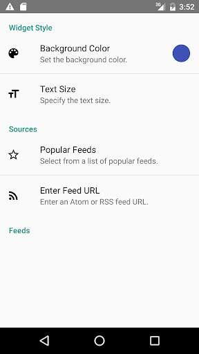 Minimal News Feed Widget screenshot 5