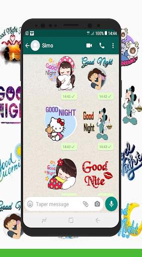 Good Night Sticker for whatsapp  WAStickerApps screenshot 7