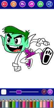Teen Coloring Titans Go screenshot 3