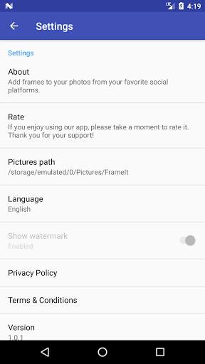 InstaFrame - Photo editor for social networks 3 تصوير الشاشة