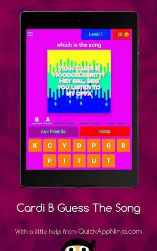 Cardi B Guess The Song screenshot 15