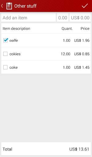 Shopping List screenshot 2
