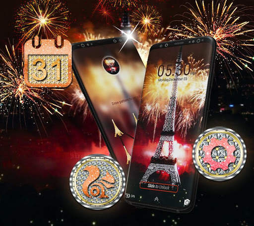 New Year Celebration Launcher Theme screenshot 4