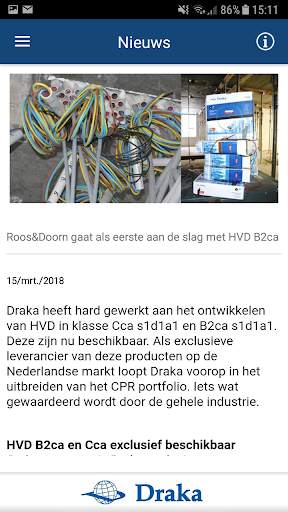 Draka Cable App screenshot 1