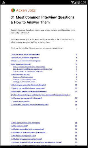 Job Interview Questions screenshot 2