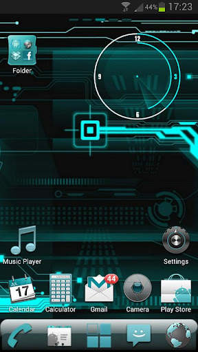 CYANOGEN GO Launcher EX Theme screenshot 1