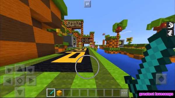 Map Sonic the Hedgehog for Minecraft PE screenshot 1