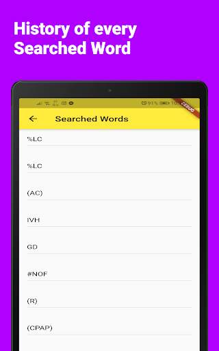 Medicos Abbreviation :Medical Short Form Offline screenshot 14