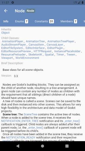 Godot Class Reference screenshot 3